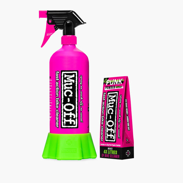 Punk Powder Bike Cleaner (4 Pack) & Bottle Bundle