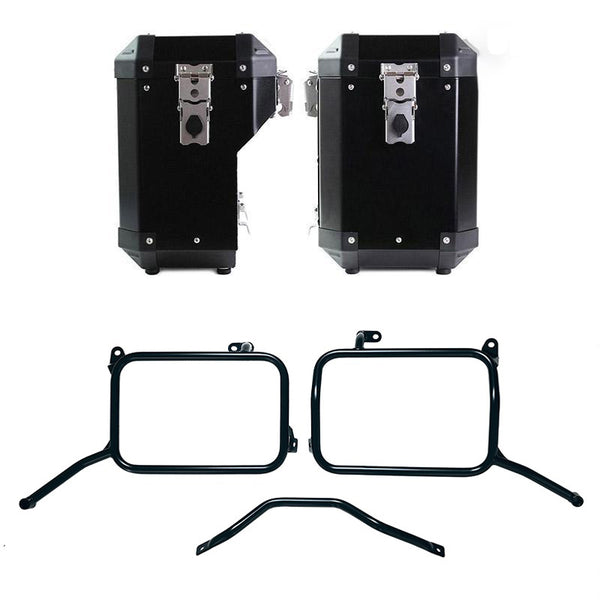 Unit Garage Atlas Panniers (47L+41L) + Inox rack