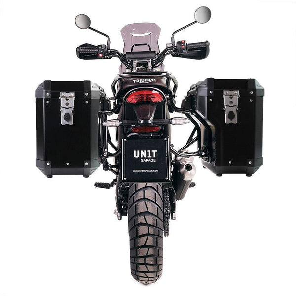 Unit Garage Atlas Panniers (47L+41L) + Inox rack