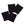 Unit Garage Neoprene Fork Protectors - Black