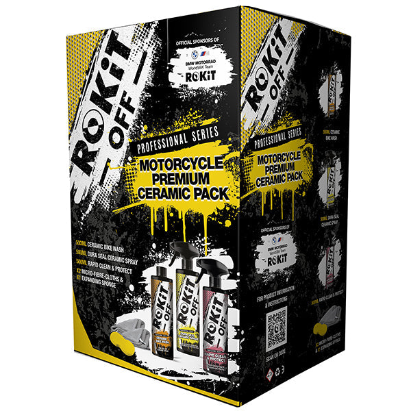 ROKiT OFF Motorcycle Ceramic Coating Pack