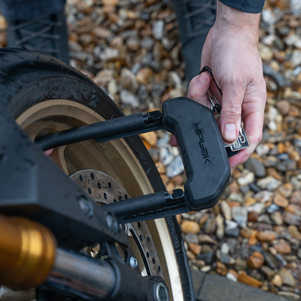 Hiplok DX All Black Anti-Angle Grinder D-Lock