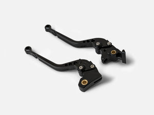 TEC Royal Enfield Adjustable Brake & Clutch Lever Kit - Black