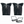 Unit Garage Royal Enfield Pair Pannier Racks & Pure Waxed Suede Panniers - Jet Black