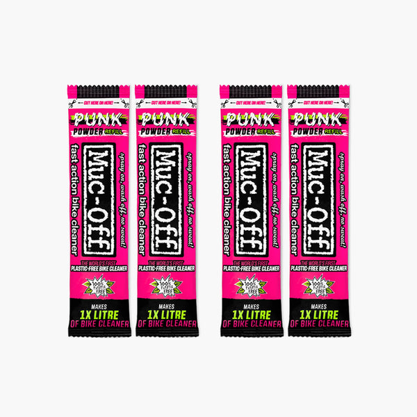 Punk Powder Bike Cleaner (4 Pack) & Bottle Bundle