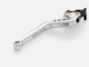 TEC Royal Enfield Adjustable Brake & Clutch Lever Kit - Silver