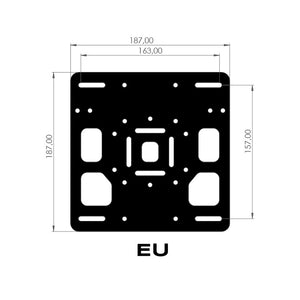 Unit Garage Royal Enfield 650 Series High Number Plate Holder