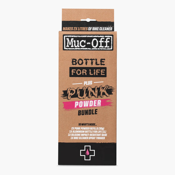 Punk Powder Bike Cleaner (4 Pack) & Bottle Bundle