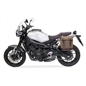 Unit Garage Waxed Suede Scram Pannier + Rack - Left