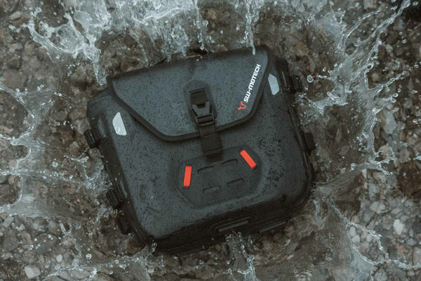 SW Motech SysBag WP S with Adapter Plate - Left