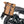 Unit Garage Royal Enfield Single Pannier Rack & Canvas Pannier - Beige & Brown