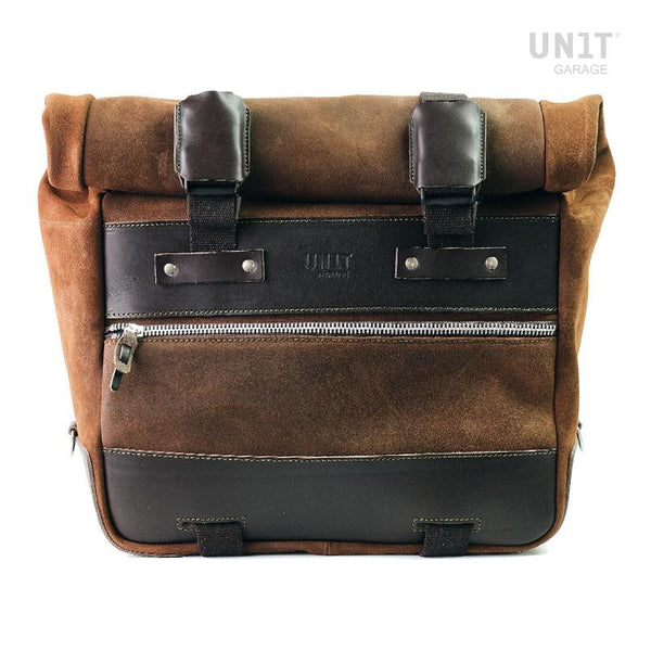Unit Garage Cult Panniers (Brown) + Rack - Pair