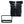 Unit Garage Royal Enfield Single Pannier Rack & Pure Canvas Pannier - Black
