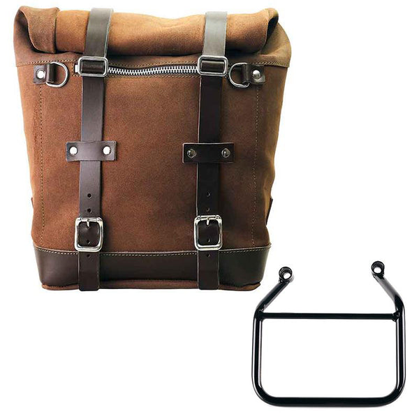 Unit Garage Scram Pannier (Brown) + Rack - Left