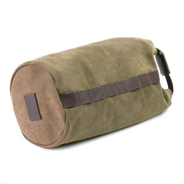 Unit Garage Roll Duffle Bag - Waxed Suede