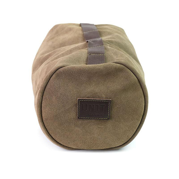 Unit Garage Roll Duffle Bag - Waxed Suede