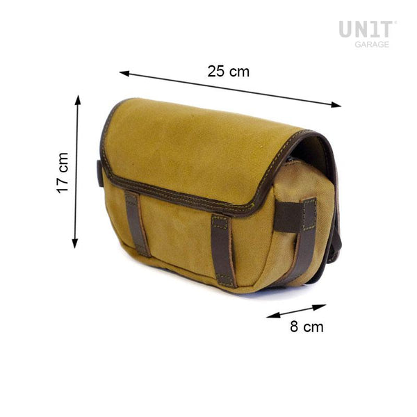Unit Garage Sahara Handlebar Bag - Canvas