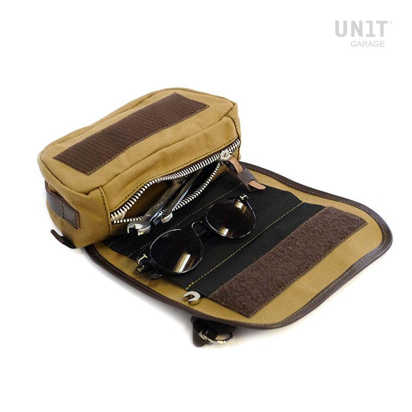 Unit Garage Sahara Handlebar Bag - Canvas