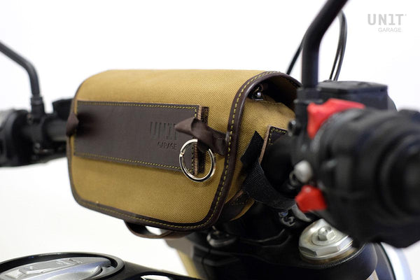 Unit Garage Sahara Handlebar Bag - Canvas