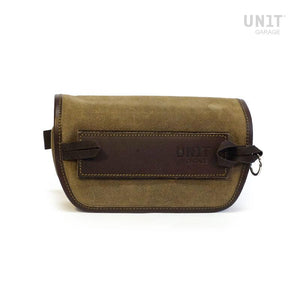 Unit Garage Sahara Handlebar Bag - Suede/Leather
