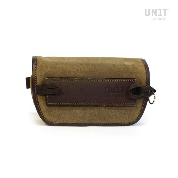 Unit Garage Sahara Handlebar Bag - Suede/Leather