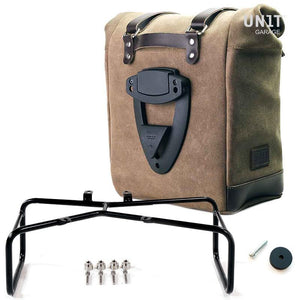 Unit Garage Single Scram Pannier With Double Rack
