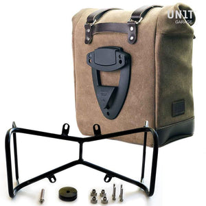 Unit Garage Single Scram Pannier With Double Rack