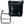 Unit Garage Scram Pannier (Black) - Right