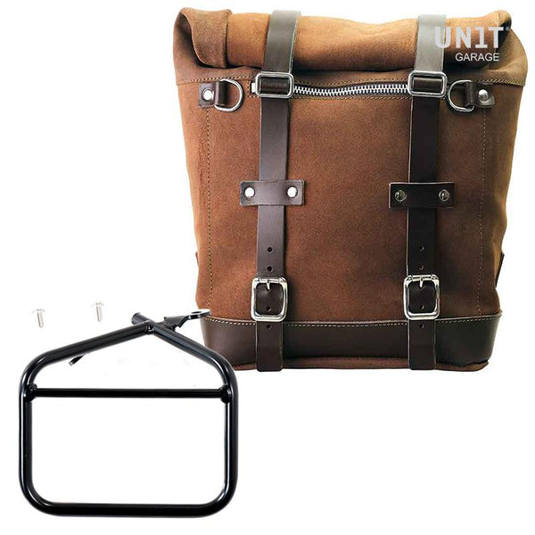 Unit Garage Scram Pannier (Brown) + Rack - Left