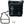 Unit Garage Scram Pannier (Black) - Right