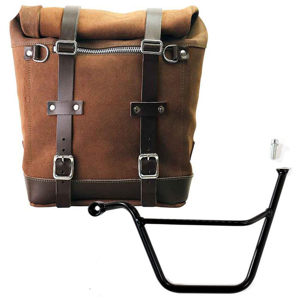 Unit Garage Scram Pannier (Brown) + Rack - Left