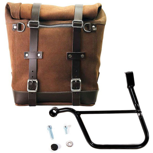 Unit Garage Scram Pannier (Brown) + Rack - Left