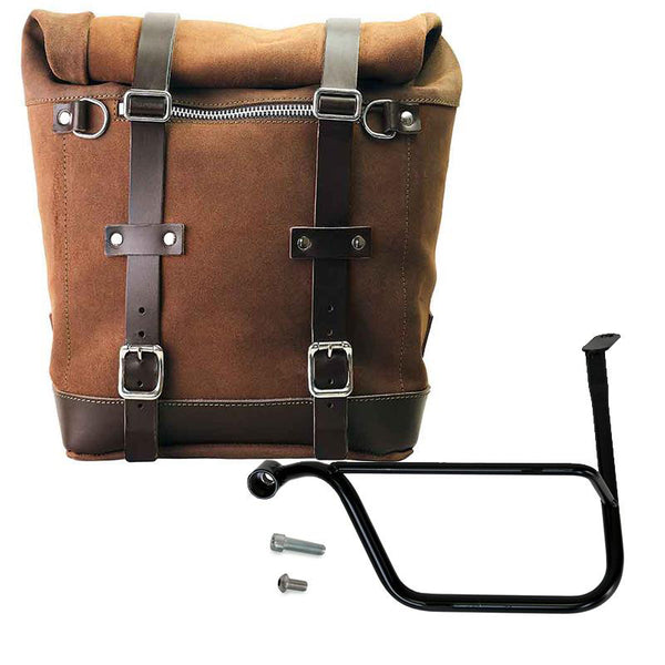Unit Garage Scram Pannier (Brown) + Rack - Left