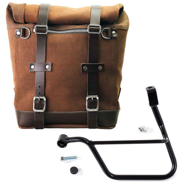 Unit Garage Scram Pannier (Brown) + Rack - Left
