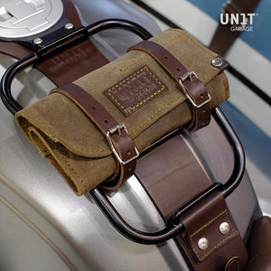 Unit Garage Tool Roll - Waxed Suede