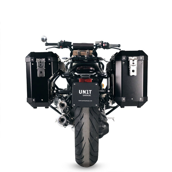 Unit Garage Atlas Panniers (40L+34L) + Inox rack