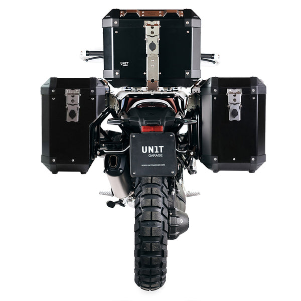 Unit Garage Atlas Panniers (47L+41L) + Inox rack