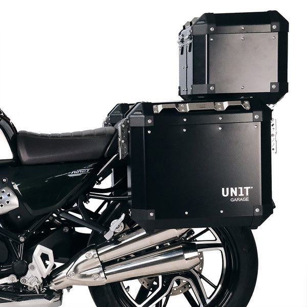 Unit Garage Atlas Panniers (47L+41L) + Inox rack