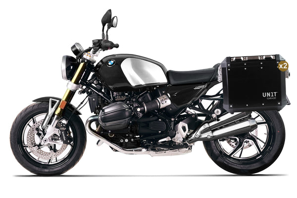 Unit Garage Atlas Panniers (47L+41L) + Inox rack