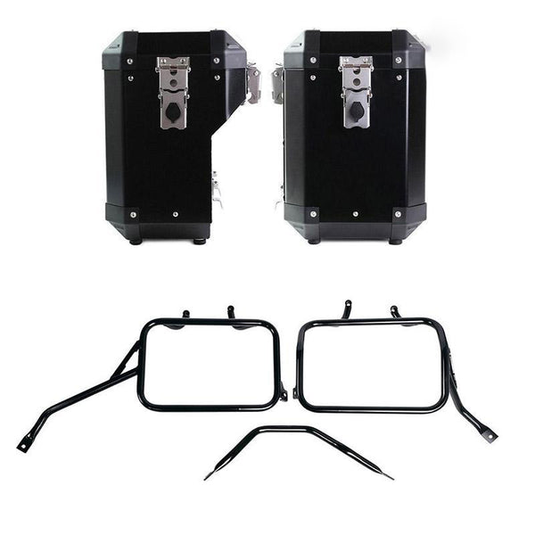 Unit Garage Atlas Panniers (47L+41L) + Inox rack