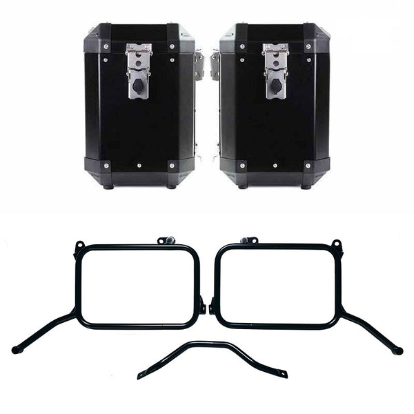 Unit Garage Atlas Panniers (47L+41L) + Inox rack