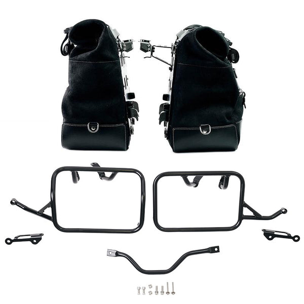 Unit Garage Cult Panniers (Black) + Rack - Pair