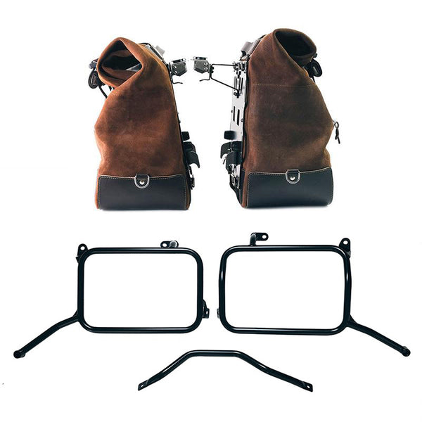 Unit Garage Cult Panniers (Brown) + Rack - Pair