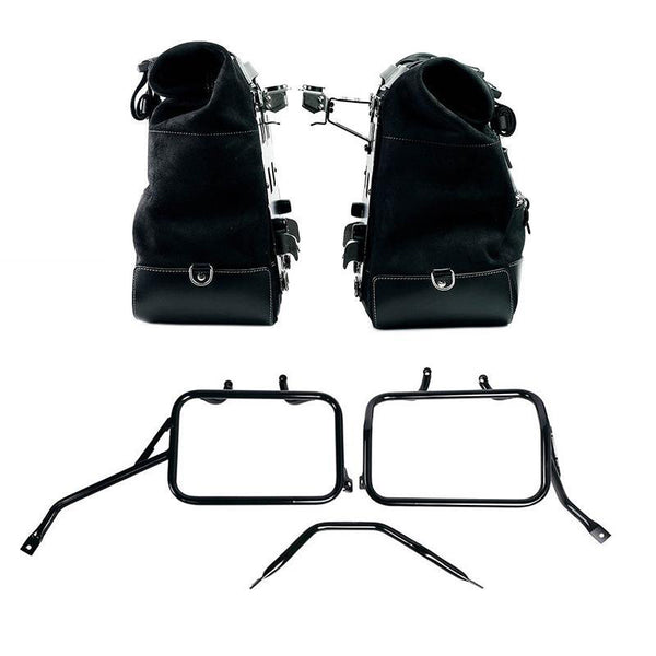 Unit Garage Cult Panniers (Black) + Rack - Pair