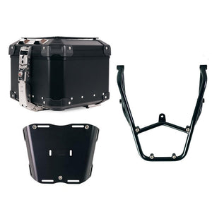 Unit Garage Luggage Rack + 44L Atlas Aluminium Top Box
