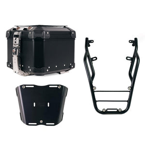 Unit Garage Luggage Rack + 44L Atlas Aluminium Top Box