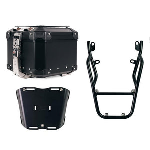 Unit Garage Luggage Rack + 44L Atlas Aluminium Top Box