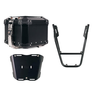 Unit Garage Luggage Rack + 44L Atlas Aluminium Top Box