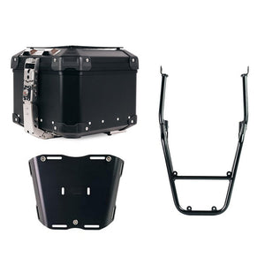 Unit Garage Luggage Rack + 44L Atlas Aluminium Top Box
