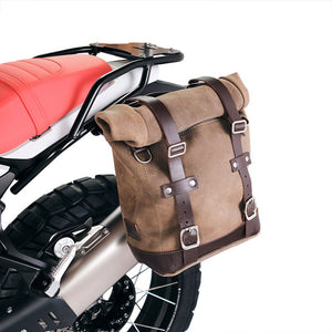 Unit Garage Waxed Suede Pannier + Rack - Left